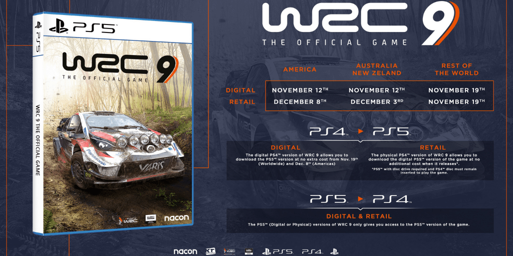 WRC 9 The Official Game Rally- World Race Car Championship PS4