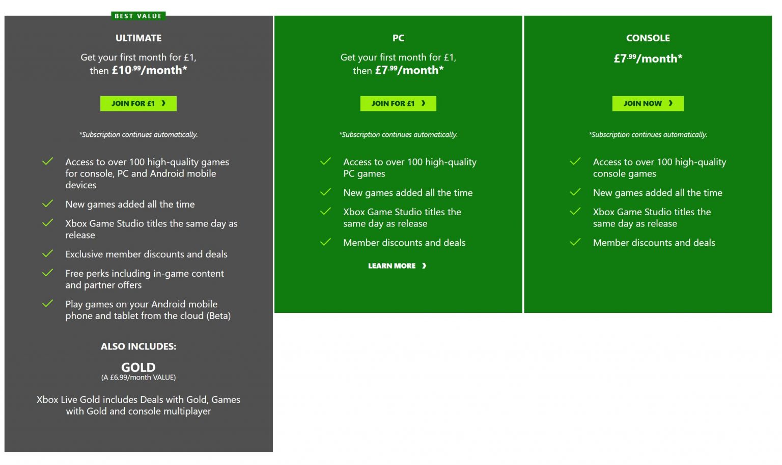 xbox game pass app requirements