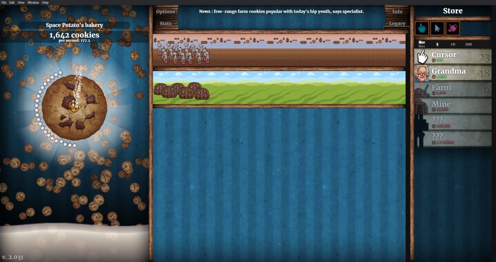 A Review A Day: Today's Review: Cookie Clicker