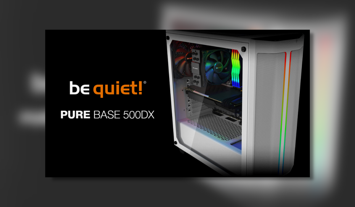 PURE BASE 500DX  White silent essential PC cases from be quiet!