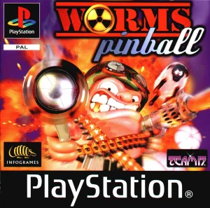Cover art for PS1 game Worms Pinball