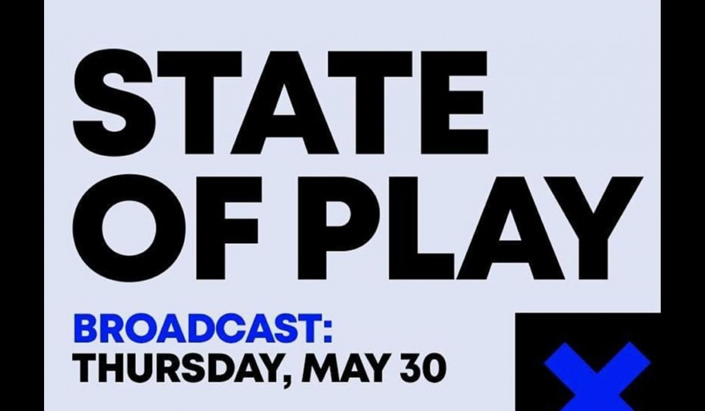 The state of play announcement image, listing the date as the 30th of may 2024.